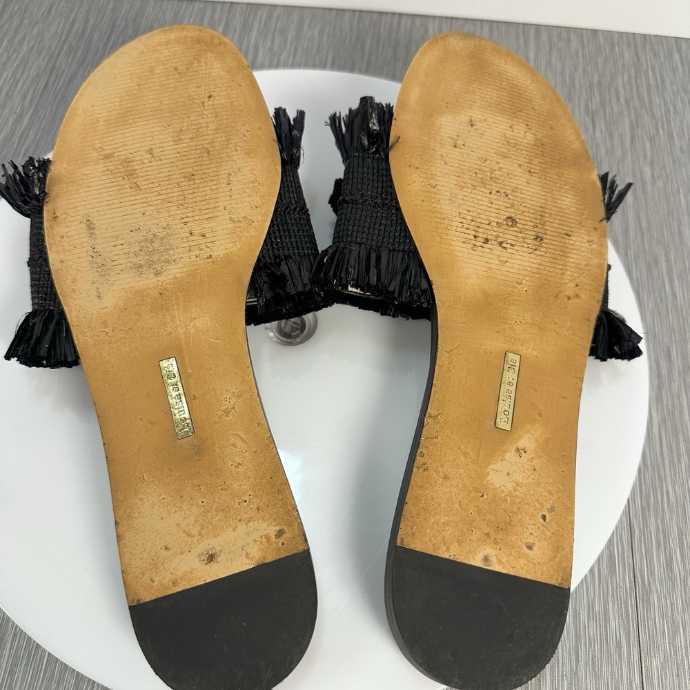 Louise et Cie Women's Sandals Size 9M US Flats With Black Fringe - Picture 7 of 8